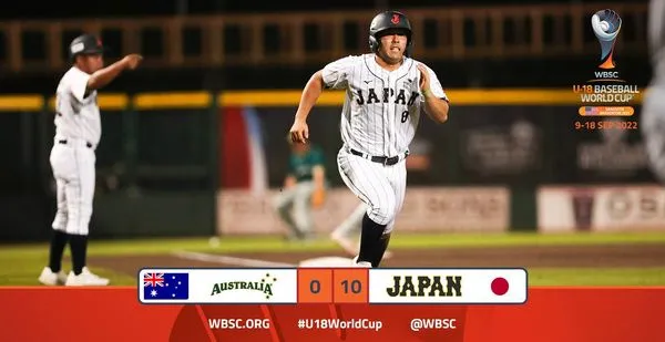 ▲日本扣倒澳洲4連勝。（圖／WBSC）
