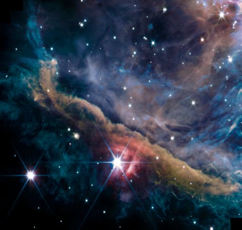 ▲▼韋伯望遠鏡所攝獵戶座星雲。（圖／翻攝自NASA官網）