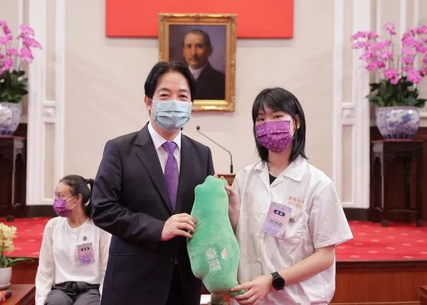 ▲▼賴清德接見資安女婕思。（圖／總統府提供）