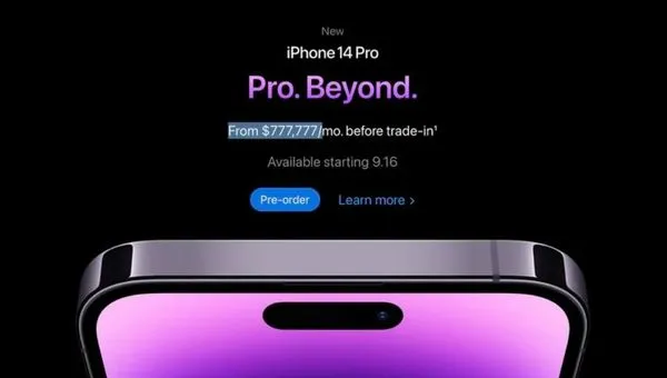 ▲蘋果網站標價錯誤。（圖／取自MacRumors）