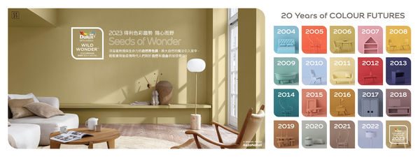 Dulux 2023得利年度色彩趨勢「野麥黃」掀起自然浪潮！（圖／業者提供）