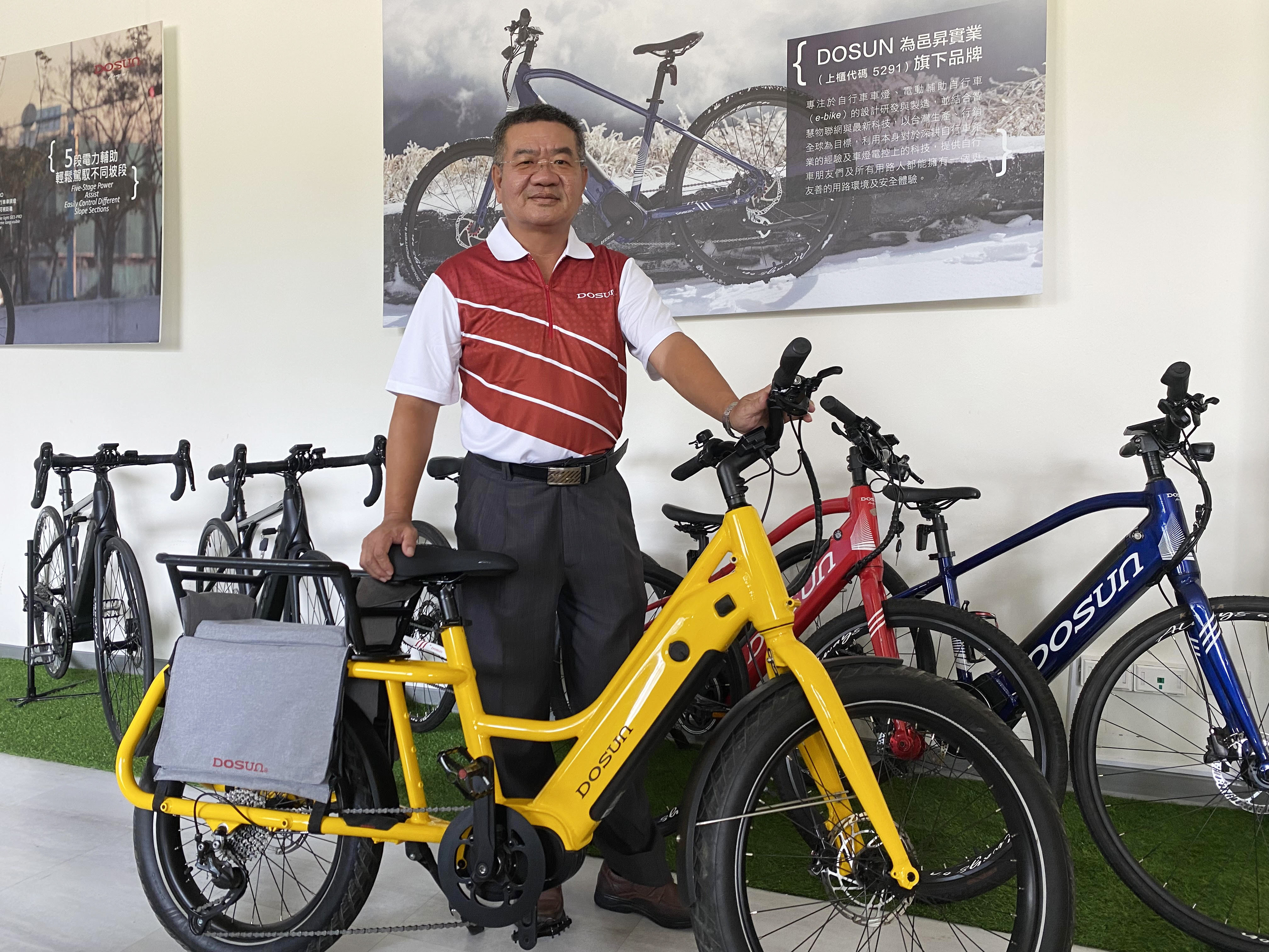 ▲▼邑昇董事長簡榮坤樂觀e-bike將成為未來集團主要成長動能之一。（圖／邑昇提供）