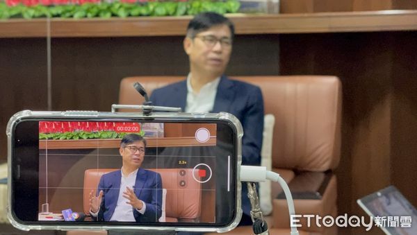 ▲陳其邁專訪             。（圖／記者吳奕靖攝）