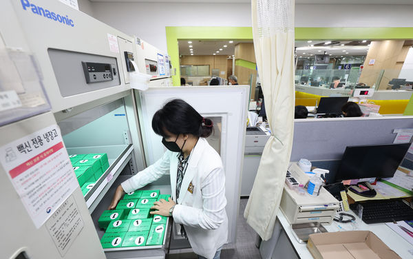 ▲▼南韓首款國產新冠疫苗「SKYCovione」於5日起開放作為第1、2劑接種。（圖／達志影像／newscom）