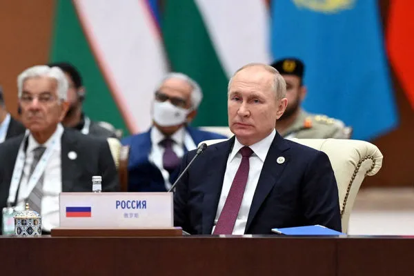▲▼俄羅斯總統普丁（Vladimir Putin）出訪烏茲別克參加「上海合作組織」峰會。（圖／路透）
