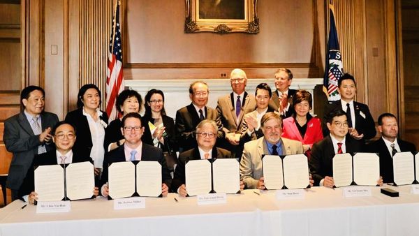 ▲立法院台美國會聯誼會訪美。（圖／翻攝自Facebook／陳以信）