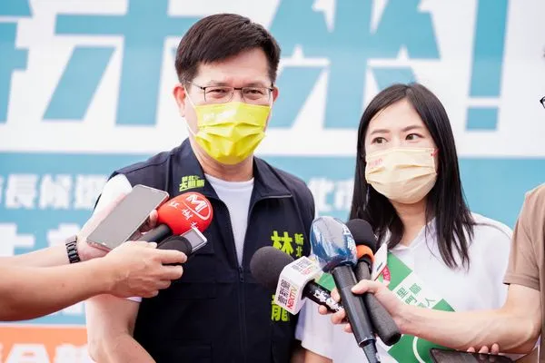 ▲▼林佳龍出席新北市議員鄭宇恩的聯合競選總部成立大會。（圖／林佳龍競辦提供）