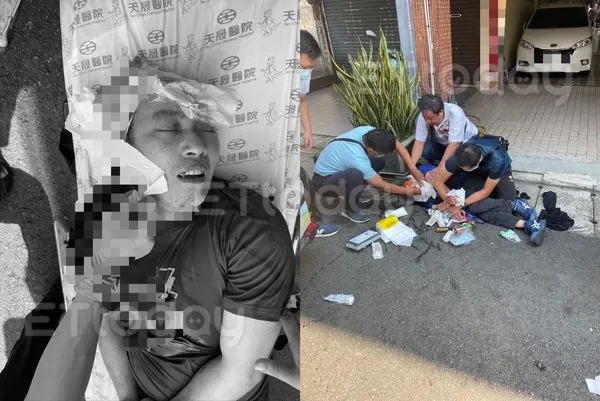 ▲▼ 陳坤和被捕現場。（圖／民眾提供）