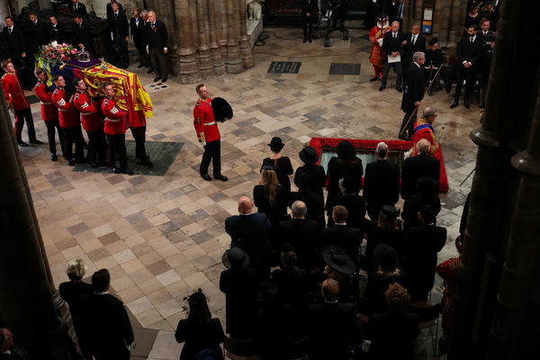 ▲▼英國女王伊莉莎白二世國葬開始。（圖／路透）