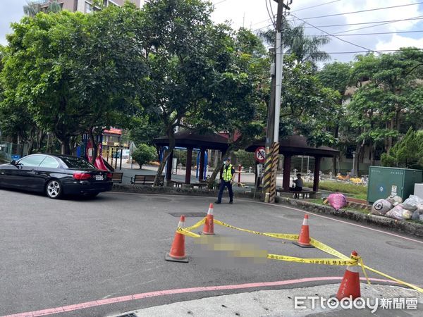 ▲▼新北市汐止警分局一名江姓警員墜樓身亡。（圖／記者張君豪翻攝）