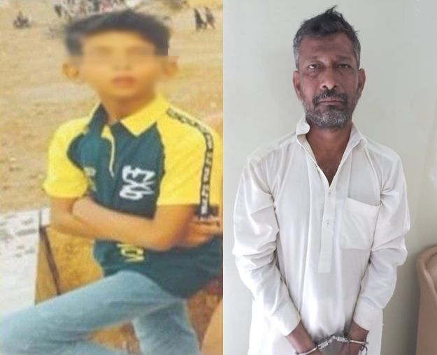 ▲▼巴基斯坦狠父燒死12歲兒子（圖／翻攝推特）