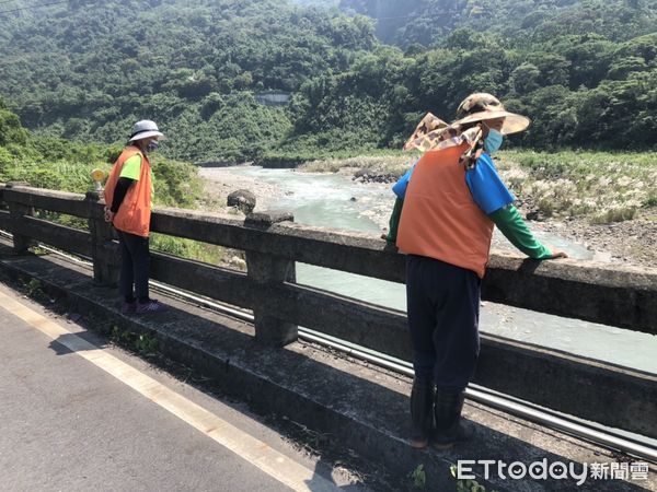 ▲第四河川局已針對堰塞湖熱點與濁水溪流域相關水利建造物完成多次巡檢，防汛護水志工亦即時啟動巡防協助提供現場最新狀況。（圖／記者蔡佩旻翻攝）