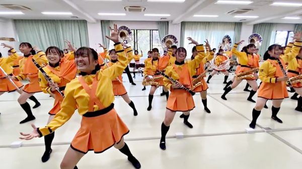 ▲▼日本超人氣「京都橘高校吹奏部」即將來台在國慶典禮演出。（圖／翻攝自文化總會提供影片）