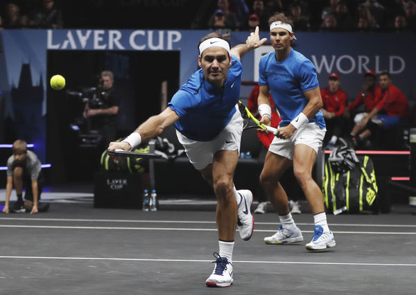 ▲▼ 拉沃盃，費德勒（Roger Federer）和納達爾（Rafael Nadal）。（圖／達志影像／美聯社）