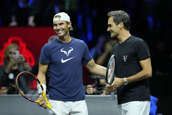▲▼ 拉沃盃，費德勒（Roger Federer）和納達爾（Rafael Nadal）。（圖／達志影像／美聯社）