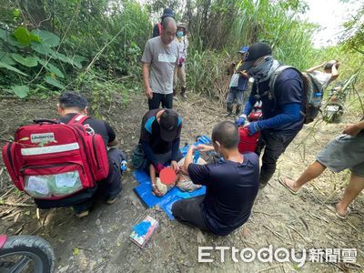 台南翁採竹筍失蹤3天　空拍機+怪手出動！他虛弱倒臥草叢獲救