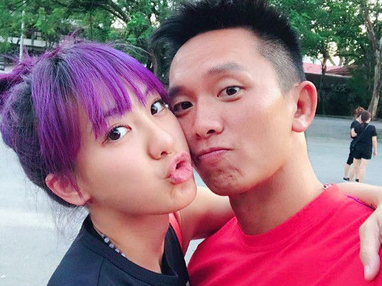 ▲劉雨柔與男友黃育仁。（圖／翻攝自劉雨柔IG）