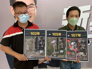 藍控劉建國競總是違建　地主打臉：合法建物「是否拆除青埔宮？」