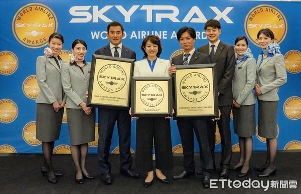 ▲ANA榮獲SKYTRAX「2022全球航空公司獎」三項大獎。（圖／ANA提供）
