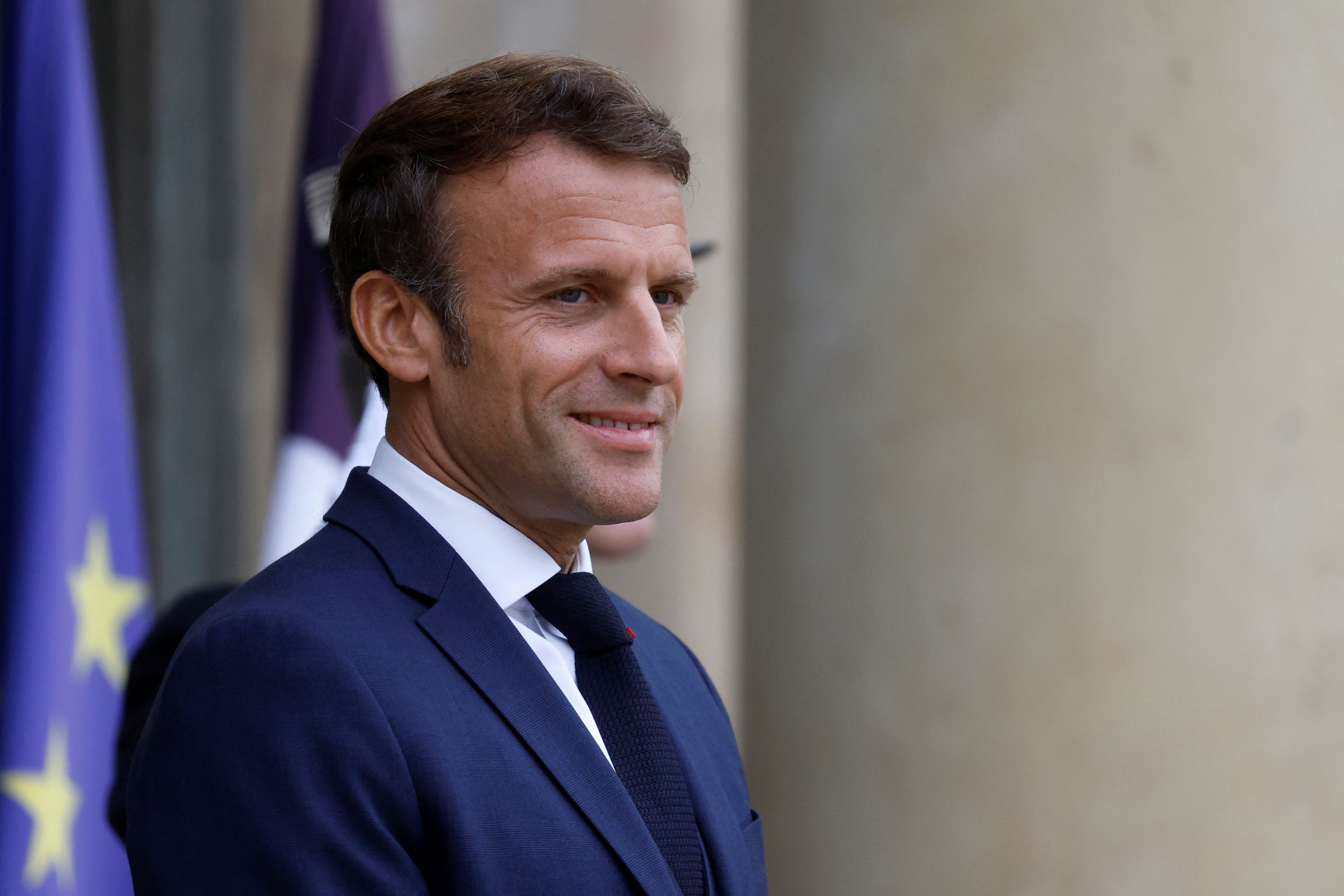 法國總統馬克宏（Emmanuel Macron）。（圖／路透）