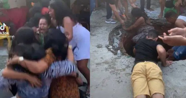 7女「上下晃動太激烈」變災難事件　地面崩裂全摔3公尺深天坑