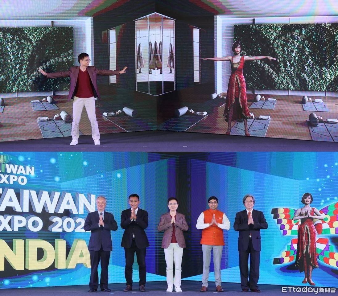 印度台灣形象展印度網紅化身虛擬人現身開幕式　洽談會估商機4千萬美元 |
