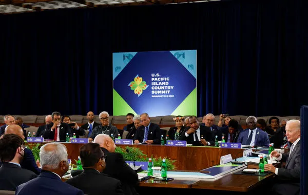 ▲▼美國首場太平洋島國峰會。（圖／路透社）