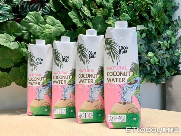 ▲泰國COCOBURI100%純天然椰子水。（圖／記者黃雅憶攝）