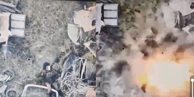 烏軍把倒地俄兵炸到「蒸發」!16秒火爆直擊 挨轟不人道
