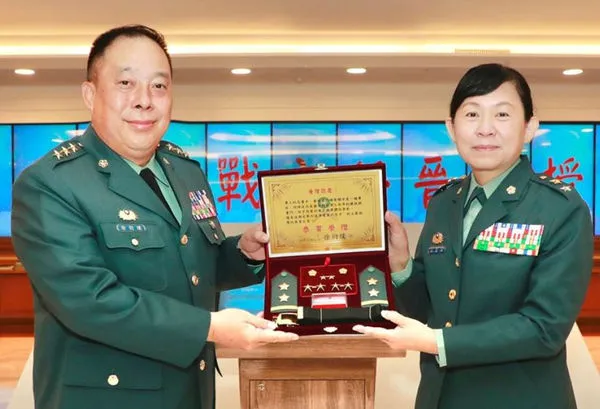 ▲▼國防部政戰局副局長陳育琳升任陸軍司令部政戰主任，為國軍史上首位女性中將。（圖／國防部青年日報提供）