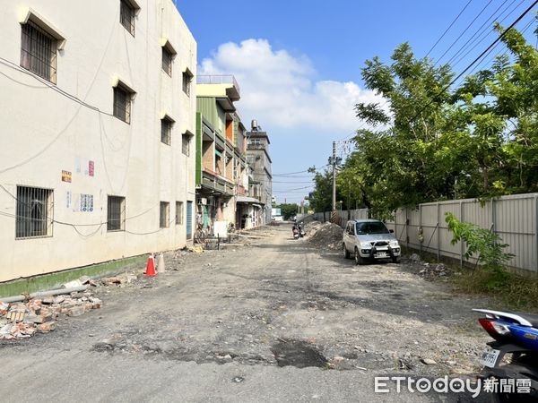 ▲東港鎮新勝2巷情況            。（圖／民眾提供，下同）