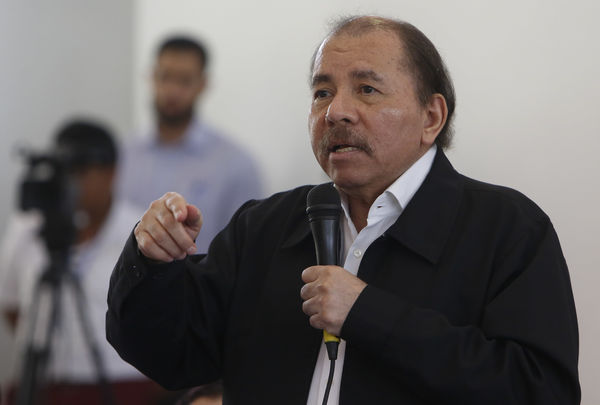 ▲▼尼加拉瓜總統奧蒂嘉（Daniel Ortega）。（圖／達志影像／美聯社）