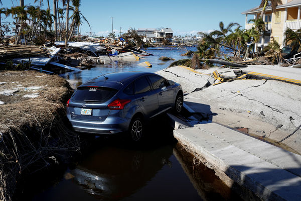 ▲▼颶風伊恩橫掃佛州和南卡，並已奪走至少85條人命。（圖／路透）