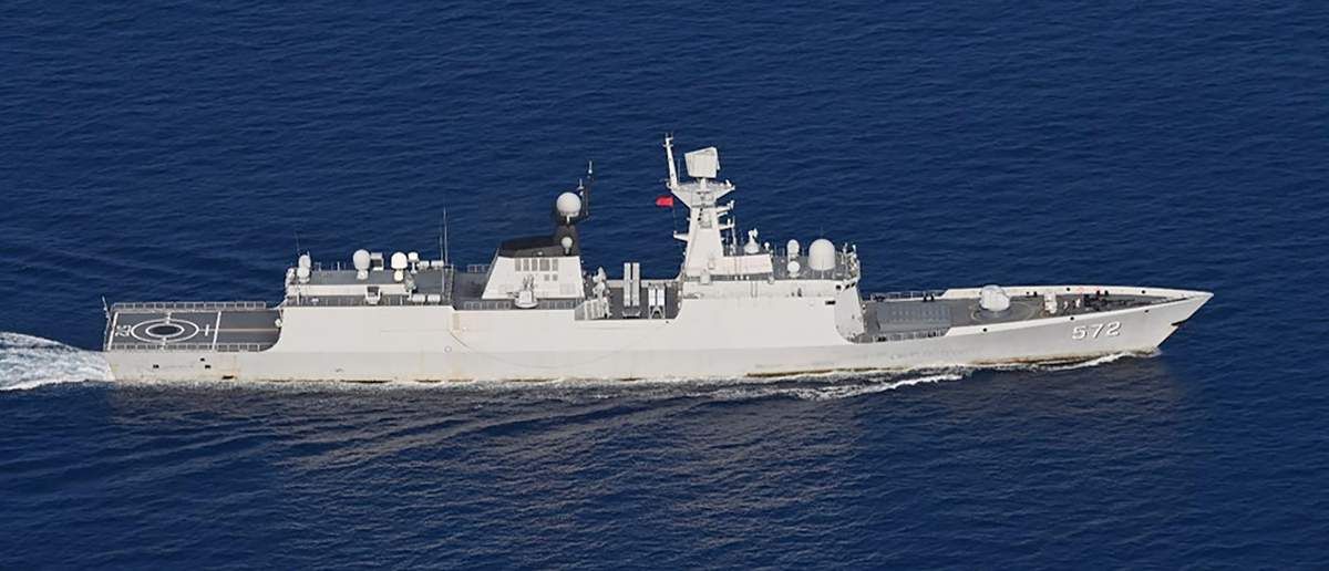 ▲▼日本防衛省公開中國護衛艦照片。（圖／日本防衛省）