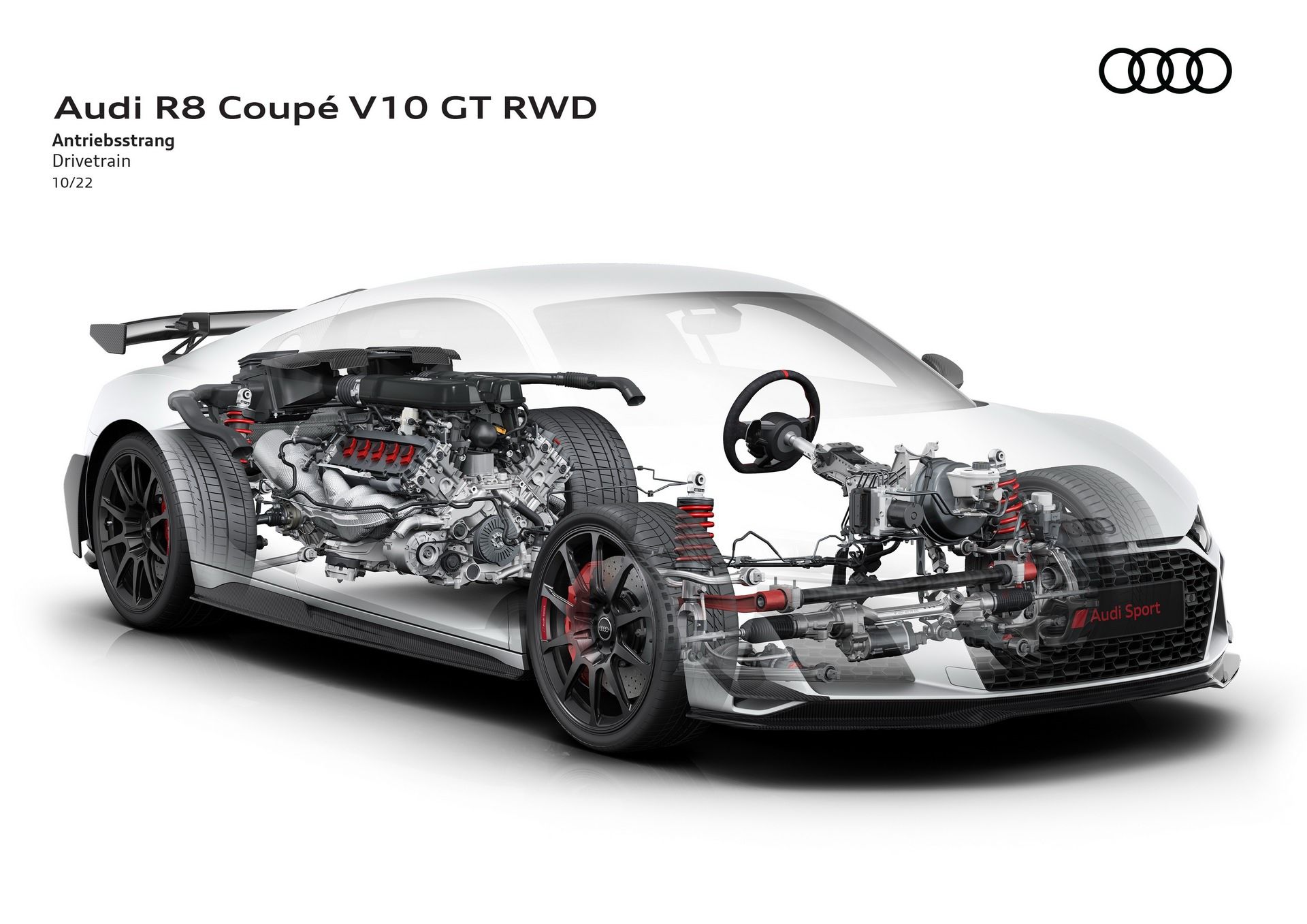 ▲奧迪R8 Coupe V10 GT RWD。（圖／翻攝自Audi）
