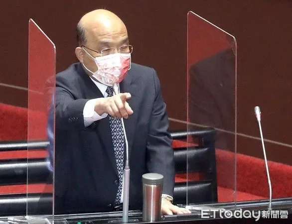 ▲▼行政院長蘇貞昌 進行 112年度中央政府總預算案報告備詢 立委傅崑萁。（圖／記者屠惠剛攝）