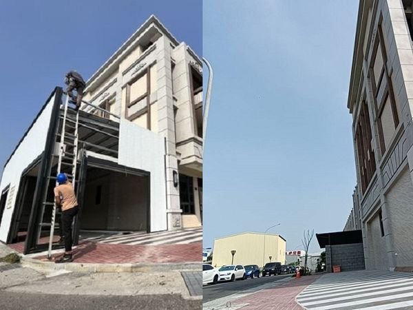 ▲彰化超狂違建拆除前後對比圖片。（圖／彰化市公所提供(左)，記者記者唐詠絮攝(右)）