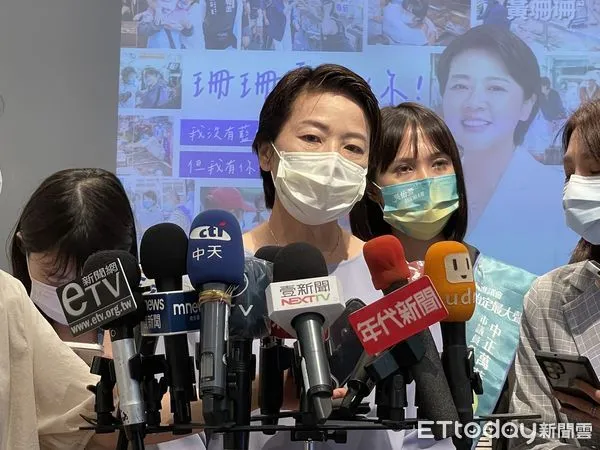 ▲▼無黨籍台北市長參選人黃珊珊。（圖／記者袁茵攝）