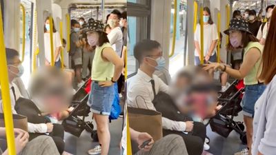 台灣媽媽請求「讓座給小孩」和港男引爆衝突　導致港鐵列車一度延遲