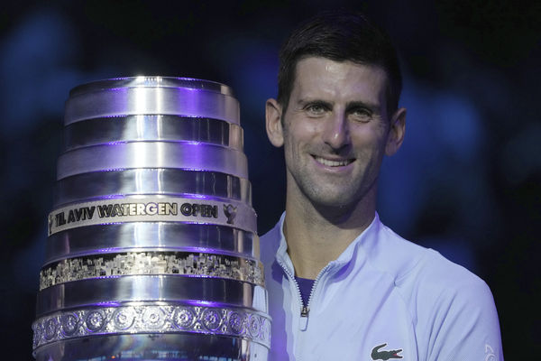 ▲▼  喬科維奇（Novak Djokovic）以色列公開賽封王           。（圖／達志影像／美聯社）