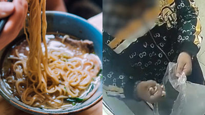 男子外帶30元乾麵！厚臉皮裝走店裡「半袋大蒜」　老闆白眼嗆：以後別來了