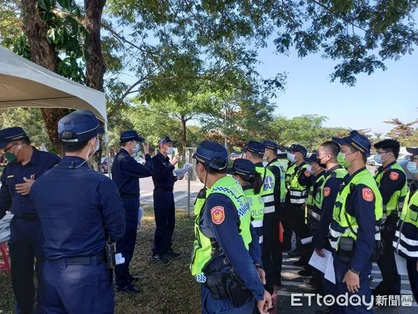 ▲潮州警方在林後四林平地森林園區勘察            。（圖／記者陳崑福翻攝，下同）