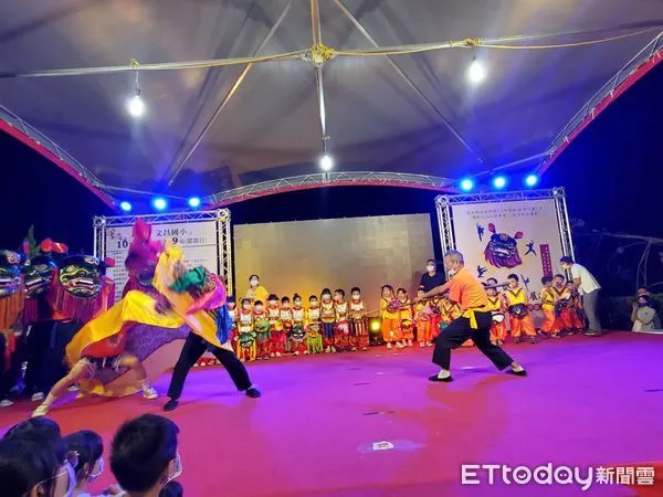 ▲《武術‧藝術》獅藝舞動展功夫活動內容有青頭火焰獅。（圖／記者蔡佩旻翻攝）