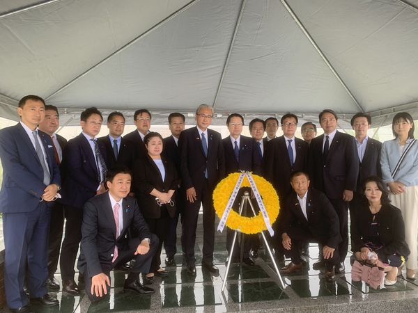 ▲▼日本國會跨黨派友台團體「日華議員懇談會」會長古屋圭司率19位參、眾議員組成「中華民國國慶日本國祝賀團」訪台。（圖／李登輝基金會提供）