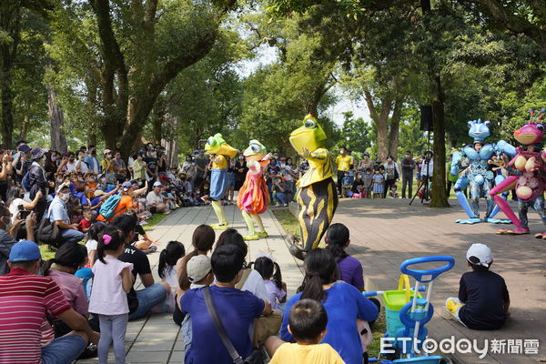 ▲台南山上花園水道博物館為慶祝建啟用百週年，9日舉行盛大的慶祝儀式。（圖／記者林悅翻攝，下同）