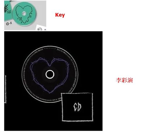 ▲李彩演與Key的專輯設計對比。（圖／翻攝自韓網）