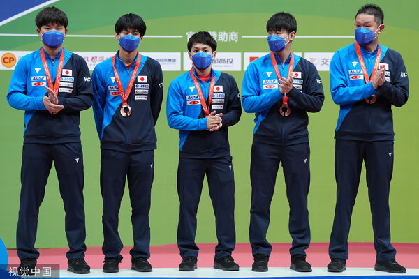 ▲▼  日本男團世桌團賽拿下銅牌  。（圖／CFP）