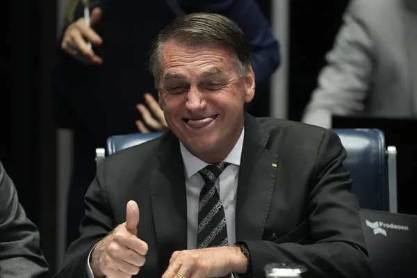▲▼巴西總統波索納洛（Jair Bolsonaro）。（圖／達志影像／美聯社）