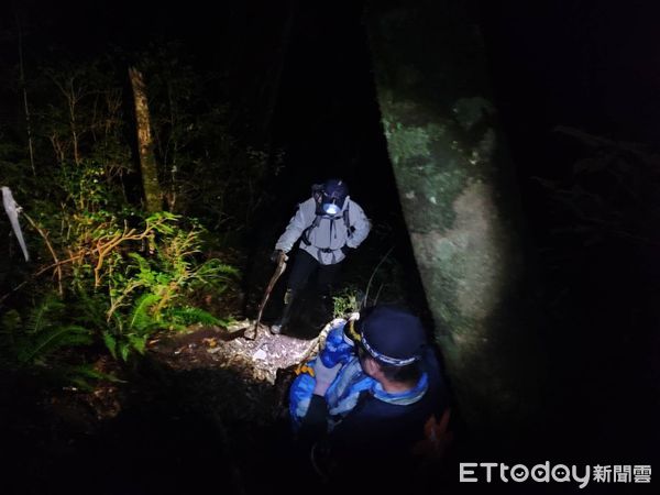 ▲一行6人登山隊於國慶日當天攀登白姑大山時迷路，所幸平安獲救。（圖／民眾提供）