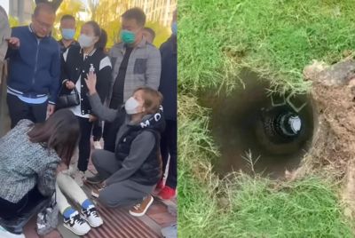 學校把草皮當井蓋！國小生一腳踩穿「墜7m深井」亡　家長見屍哭癱